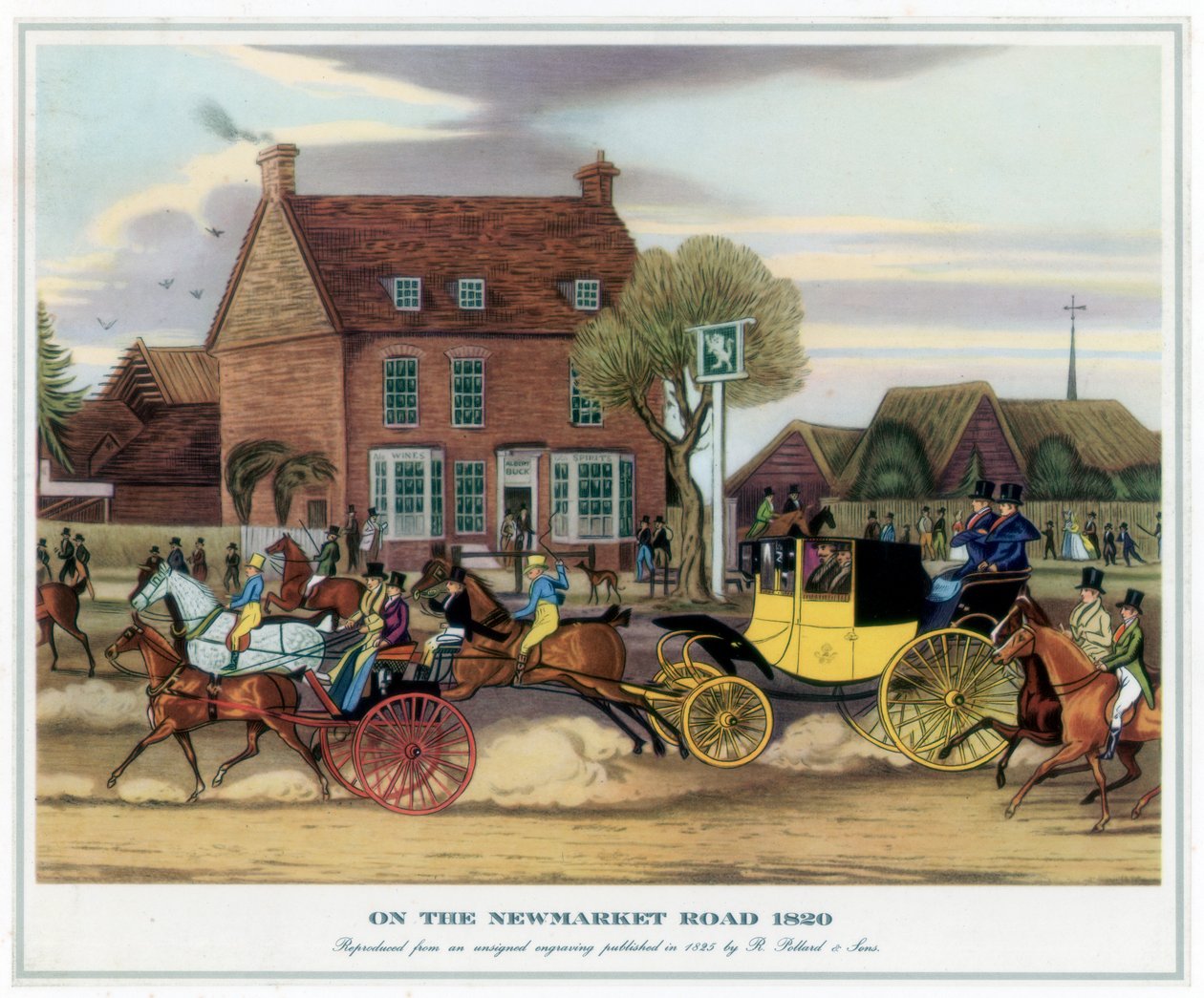 På Newmarket Road, 1820, 1825 af Unbekannt