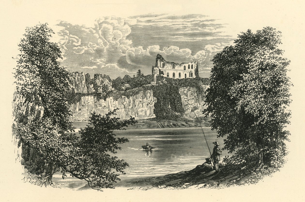 On the Wye, c1890. af Unbekannt