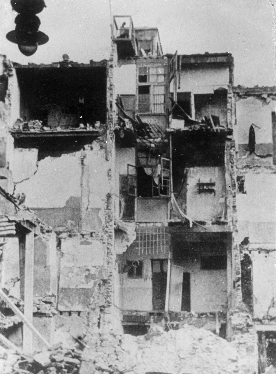 Engang et storslået hotel i Palma, Mallorca, den spanske borgerkrig, c1936 af Unbekannt