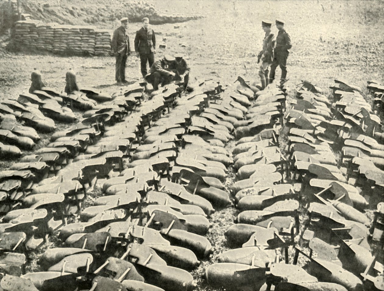 En nats rationer for en bombeeskadron, 1919. af Unbekannt