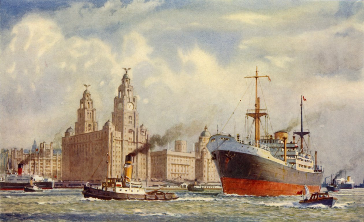 En af Britains Sea Gateways, c1948. af Unbekannt