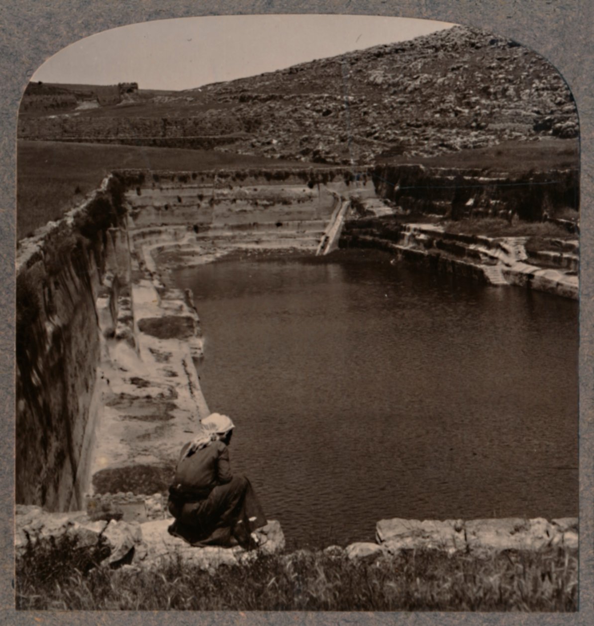 En af Salomons bassiner, ca. 1900 af Unbekannt