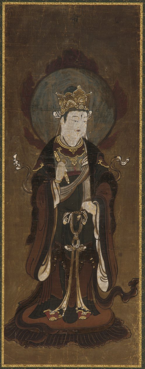 En af de tolv devaer: Taishaku-ten Indra, slutningen af det 15.-begyndelsen af det 16. århundrede. af Unbekannt