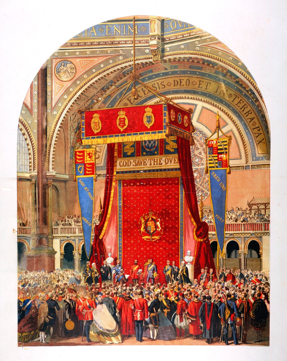 Åbning af den internationale udstilling, 1862 af Unbekannt