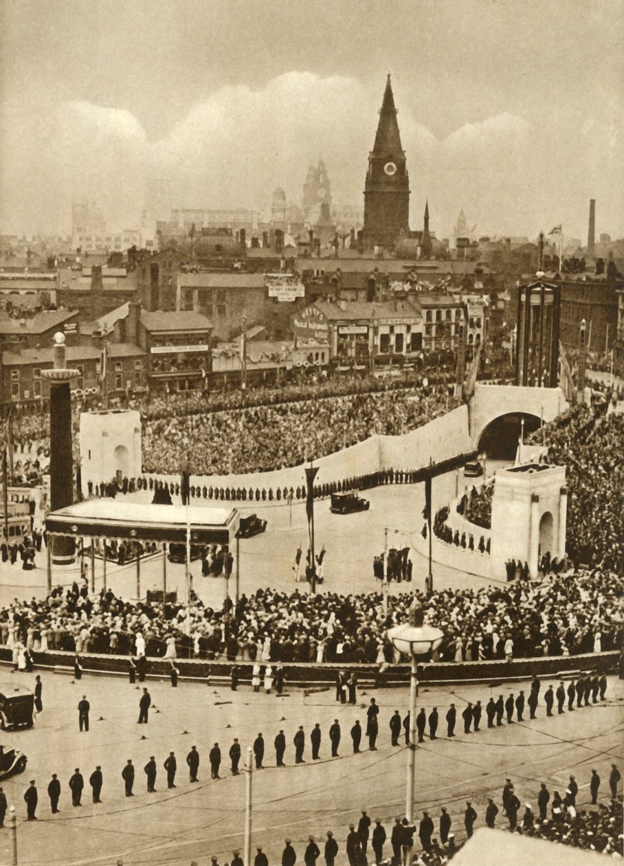 Åbning af Mersey Tunnel, Liverpool, 18. juli 1934, 1935. af Unbekannt