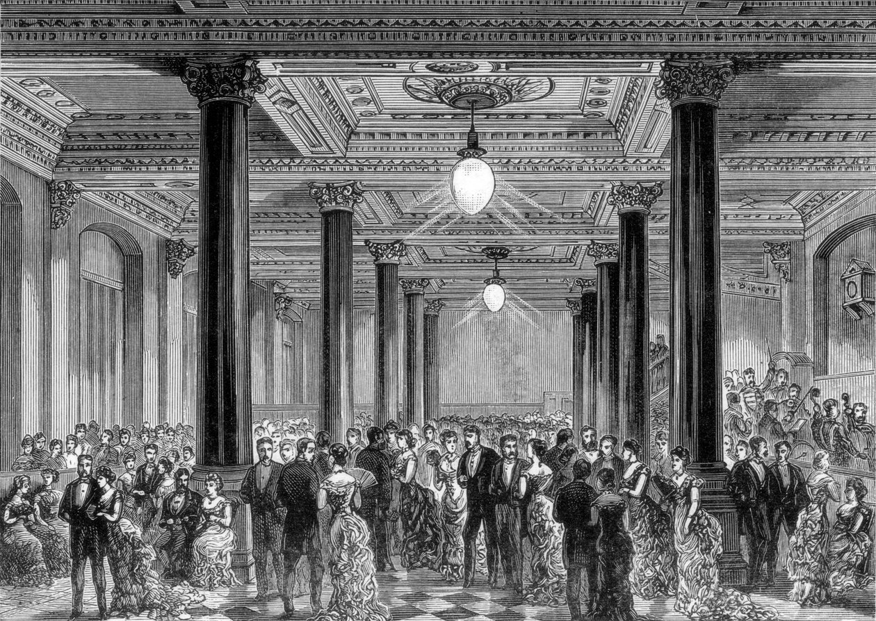 Åbningssoiree for de nye kontorer i Daily Telegraph, Fleet Street, London, 28. juni 1882 af Unbekannt