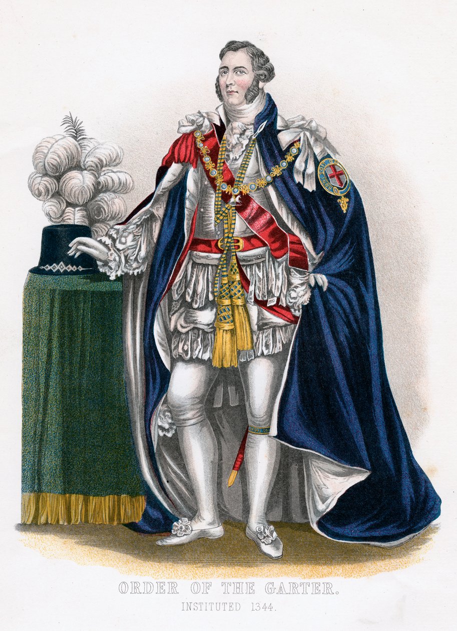 Strømpebåndsordenen, 1800-tallet af Unbekannt