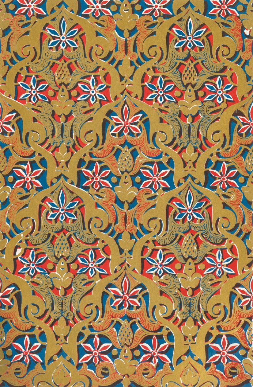 Ornament over smerter ved indgangen til Lions Court, 1907. af Unbekannt