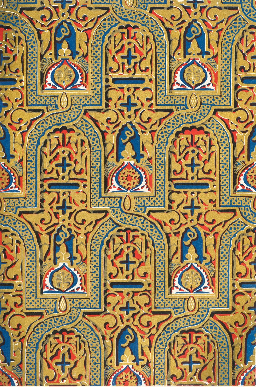 Ornamenter på paneler, Hall of Ambassadors, 1907. af Unbekannt