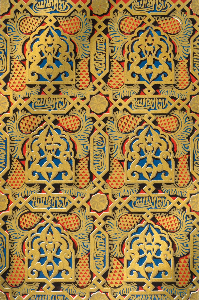 Ornamenter på paneler, Hall of Ambassadors, 1907. af Unbekannt