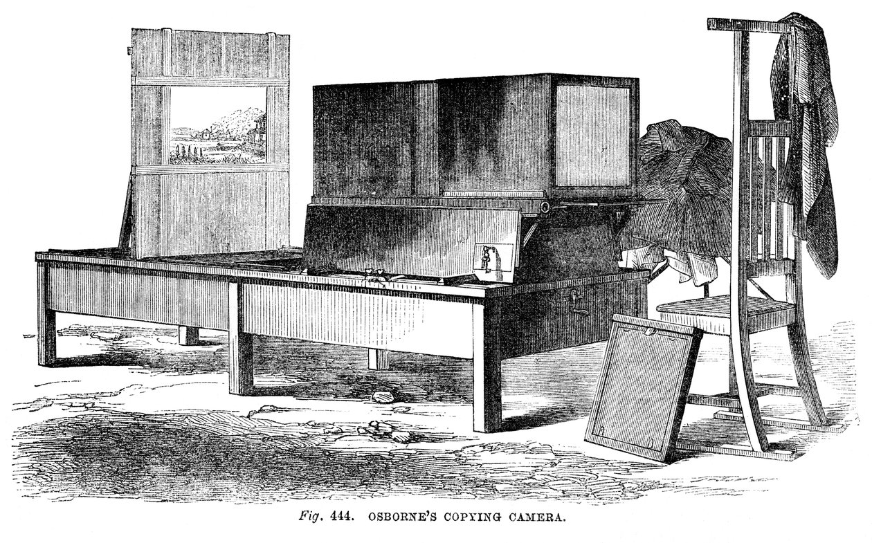 Osbornes kopikamera, 1866 af Unbekannt