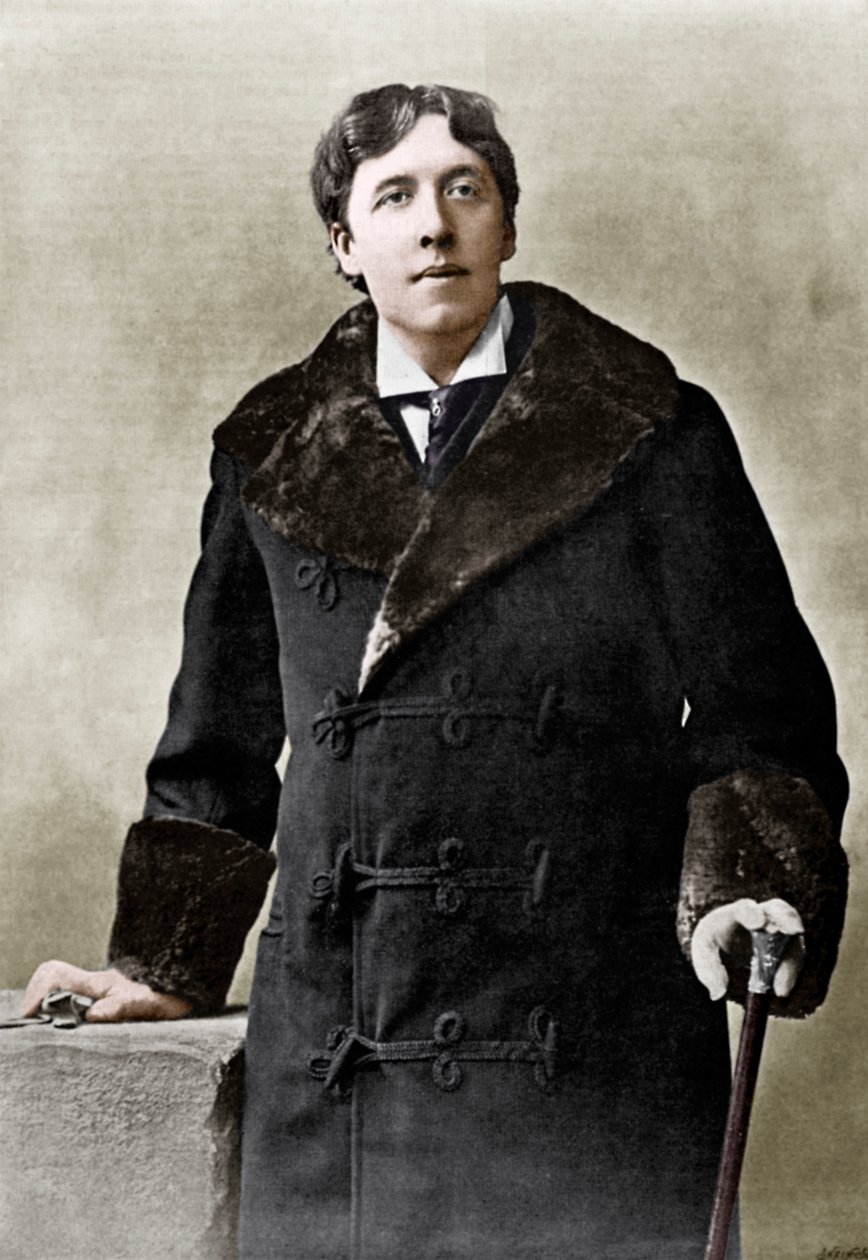 Oscar WiIde, irsk forfatter, vid og dramatiker, c1890 af Unbekannt