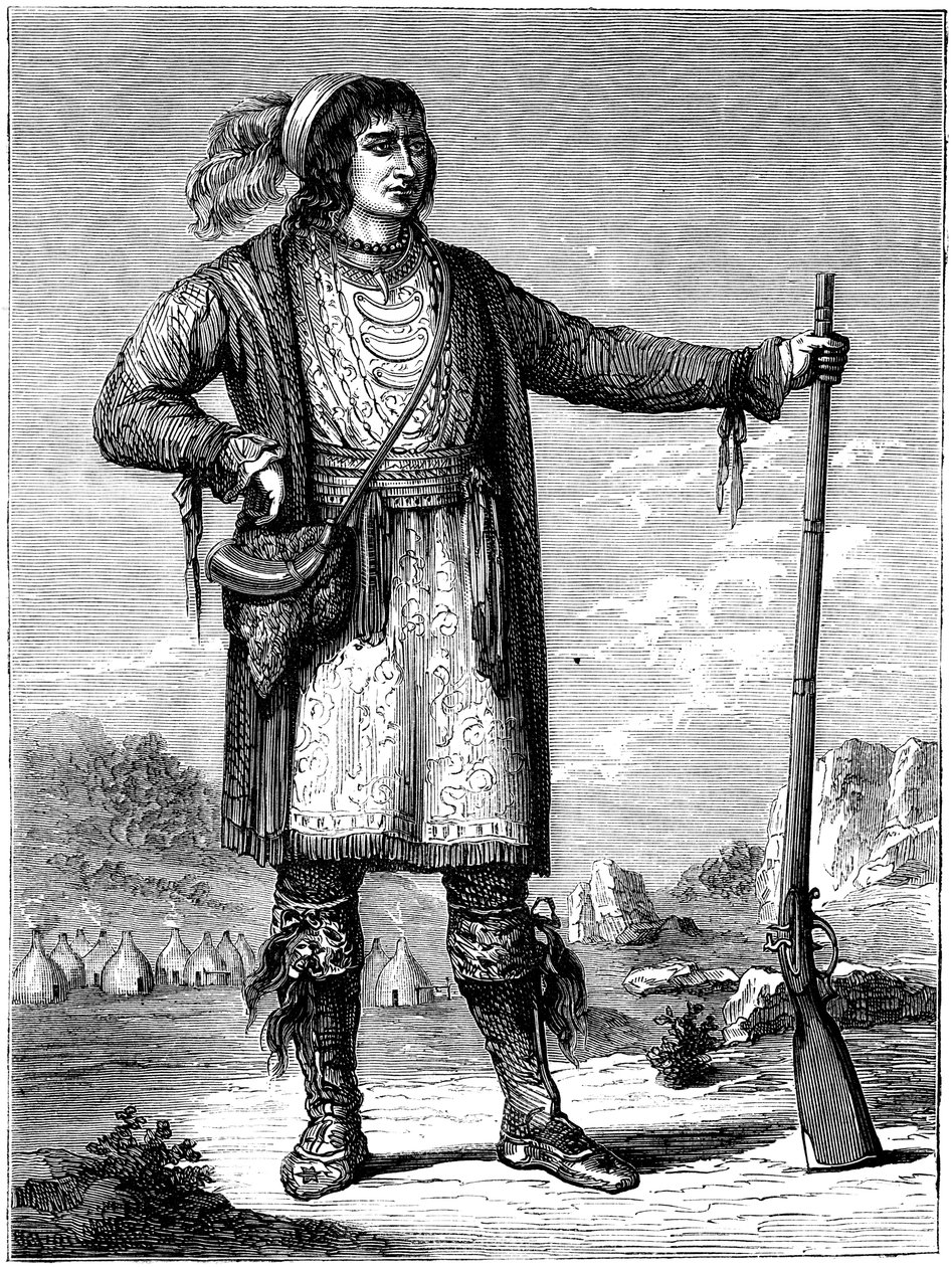 Osceola, chef for Seminoles, c1837 c1880 af Unbekannt