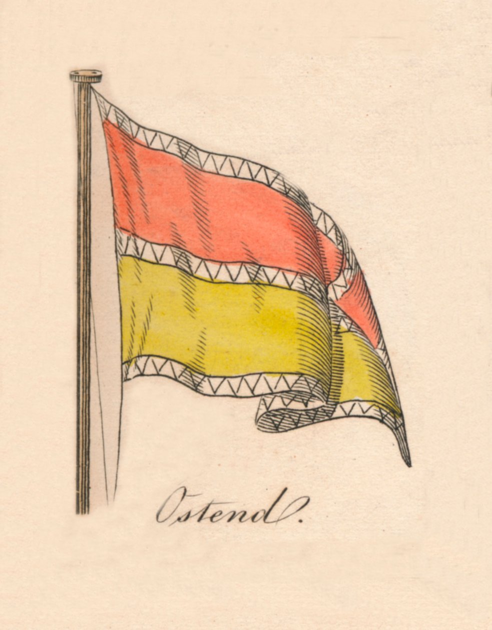 Oostende, 1838 af Unbekannt