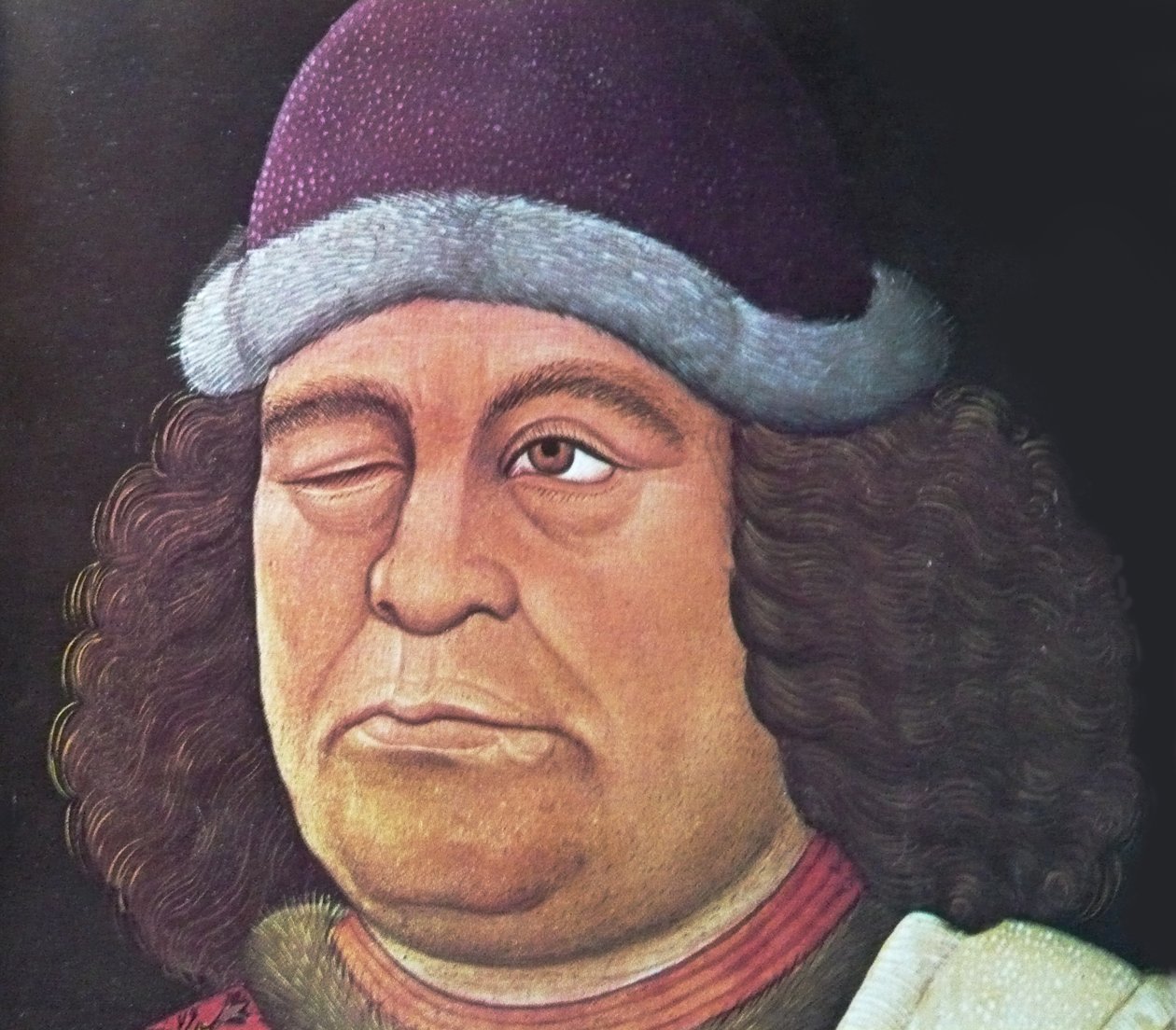 Oswald von Wolkenstein detalje, 1430