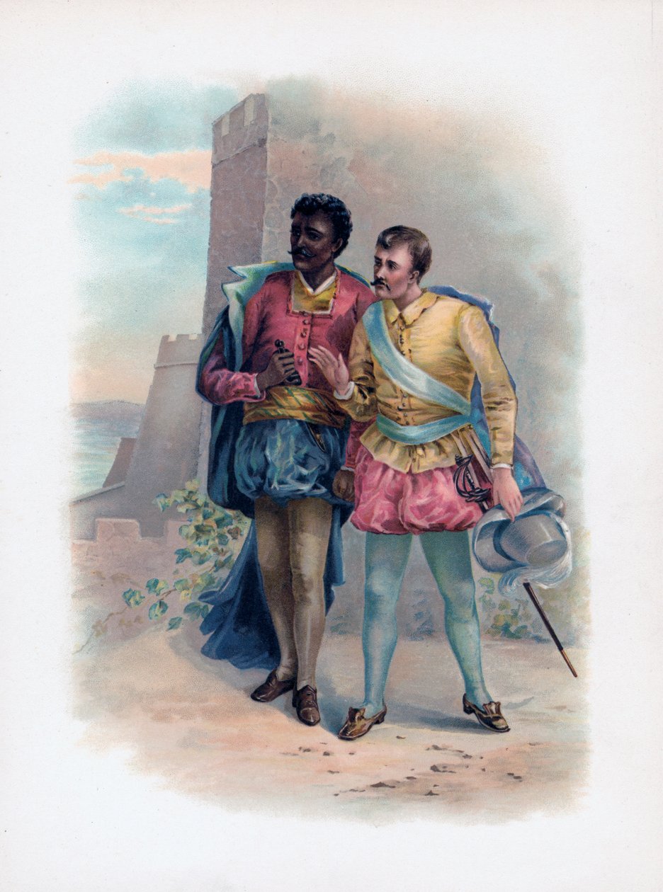 Othello og Iago, 1891 af Unbekannt