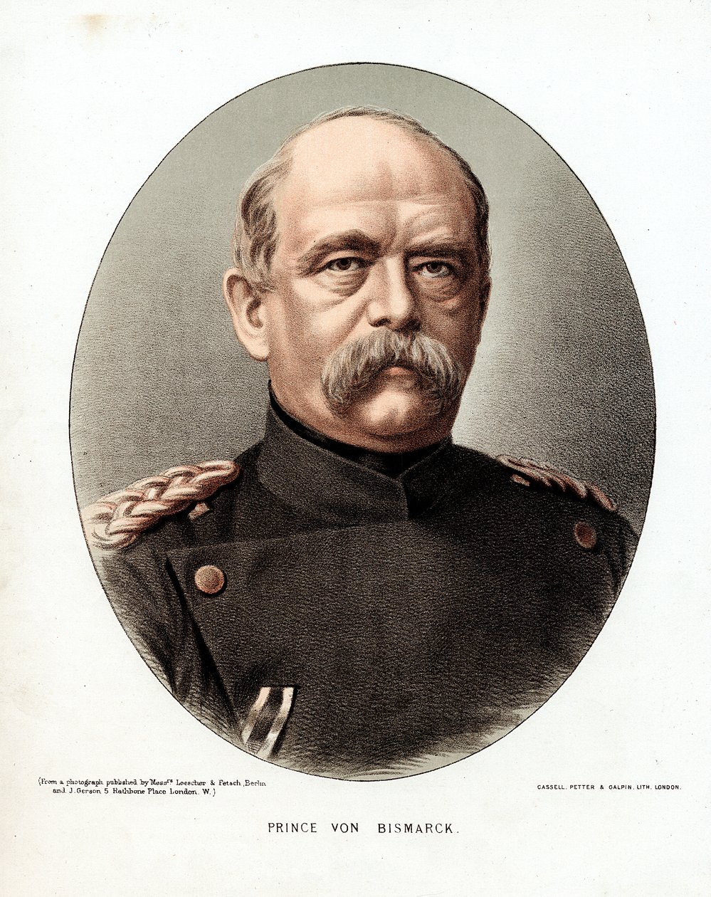 Otto von Bismarck, tysk statsmand, c1880 af Unbekannt
