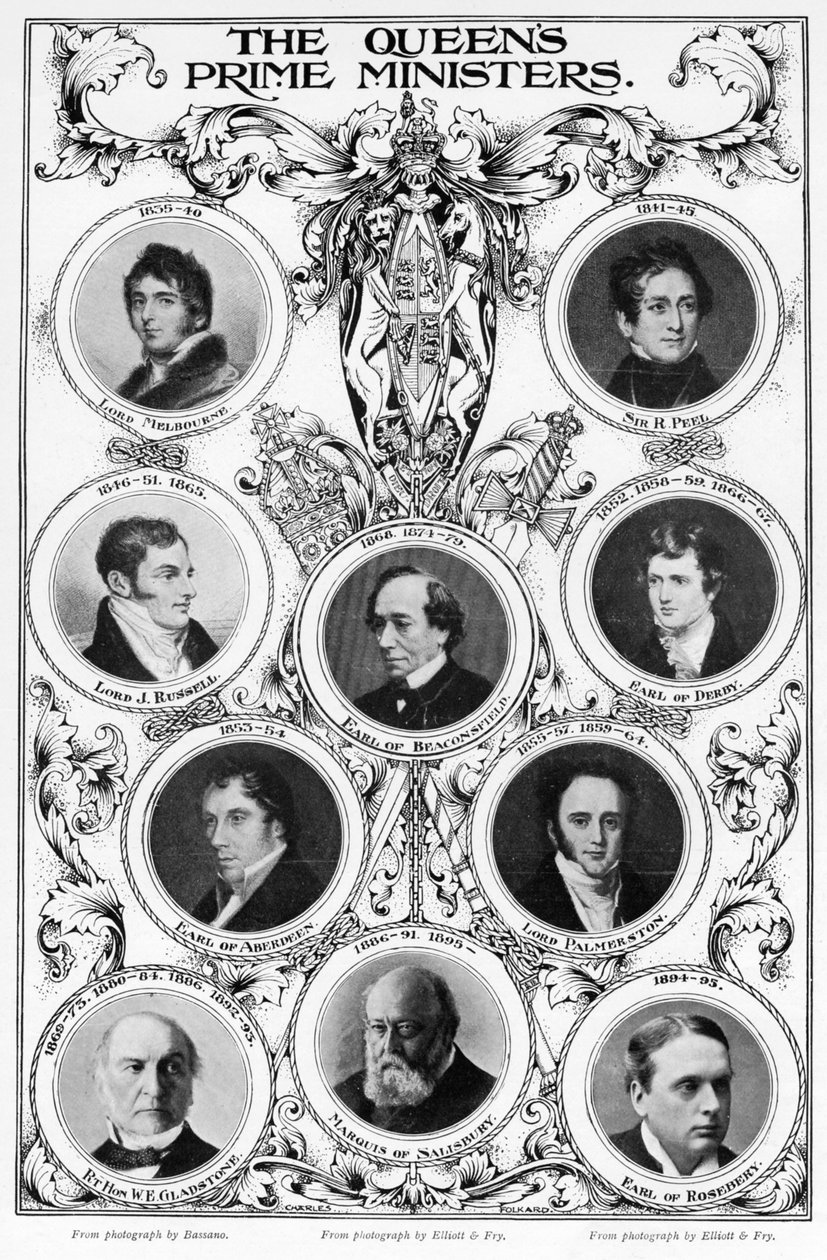 Dronning Victorias premierministre, 1901. af Unbekannt