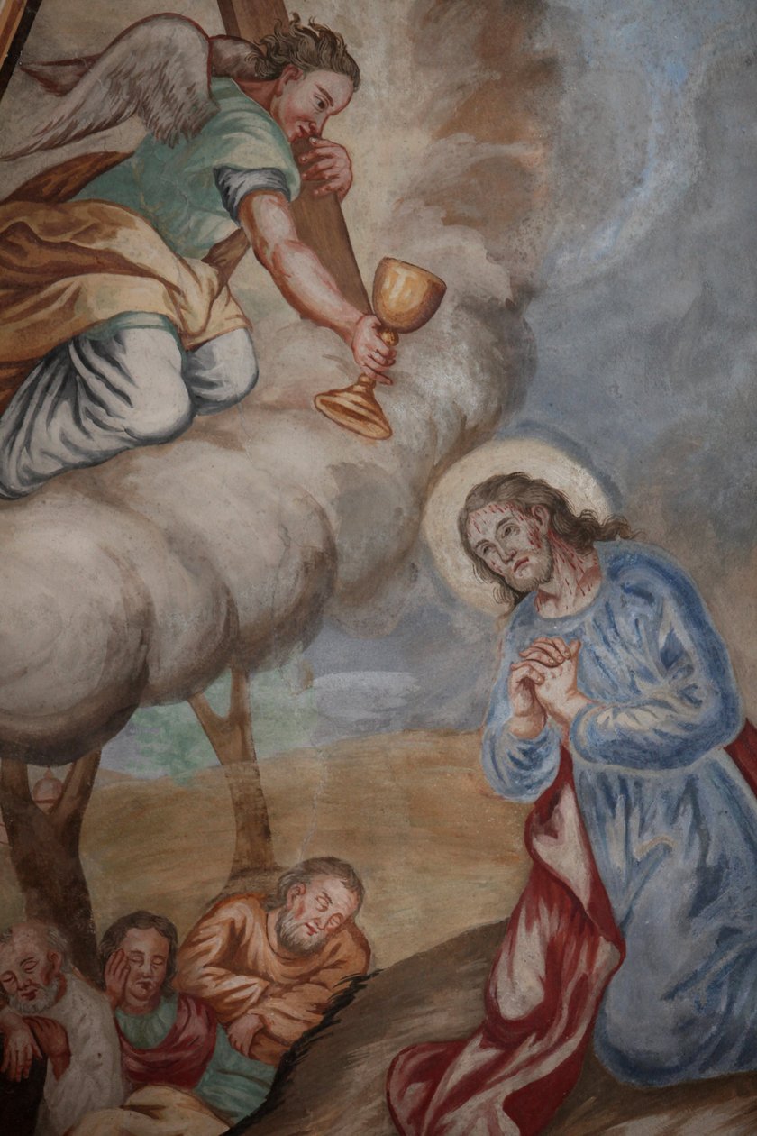 Vor Frue af Assumption kirke. Jesus beder i Getsemani Cordon Frankrig af Unbekannt