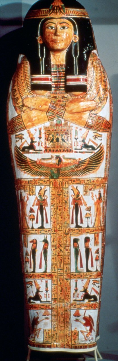 Ydre kiste af Henettawy, c1040-991 f.Kr af Unbekannt