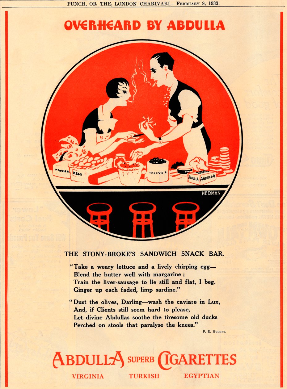 Overhørt af Abdulla - The Stony Brokes Sandwich Snack Bar, 1933 af Unbekannt