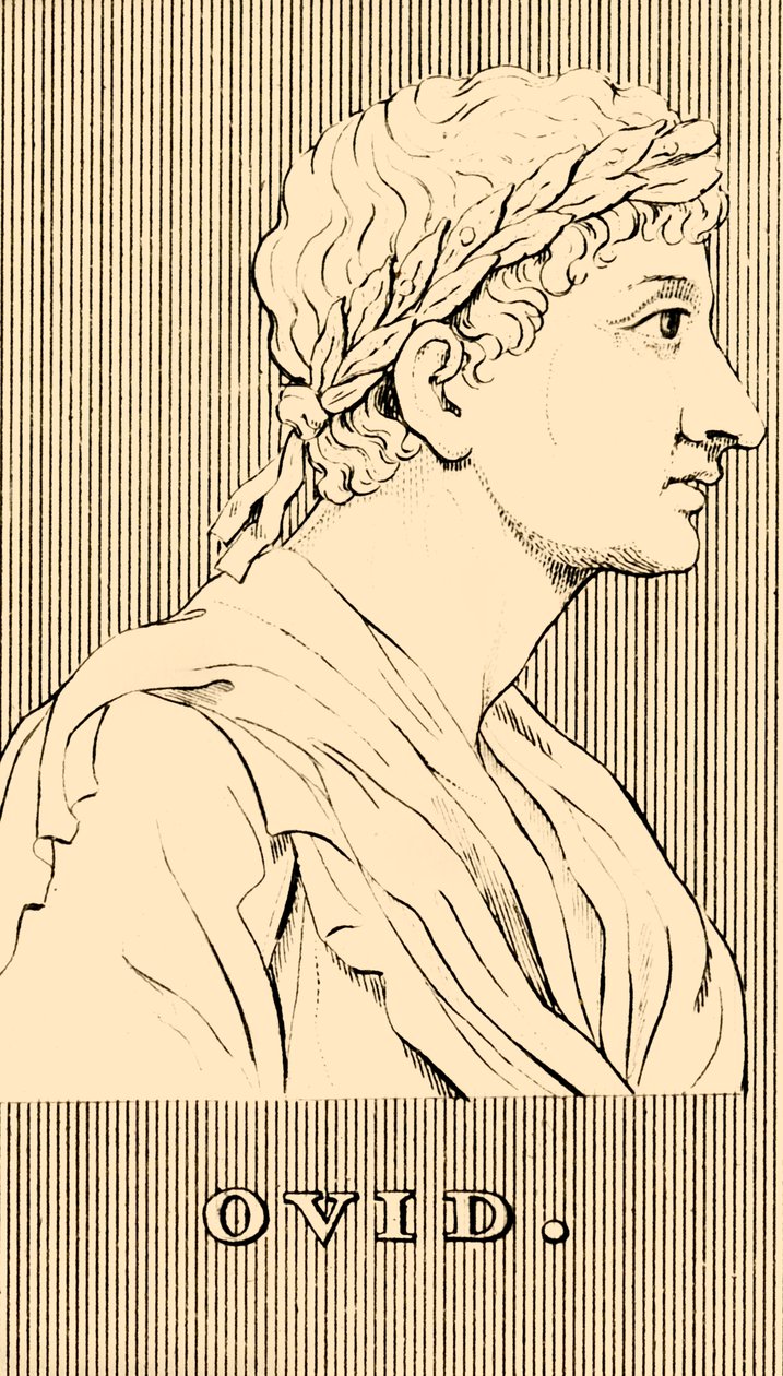 Ovid, 43 f.Kr. - c18 e.Kr., 1830. af Unbekannt
