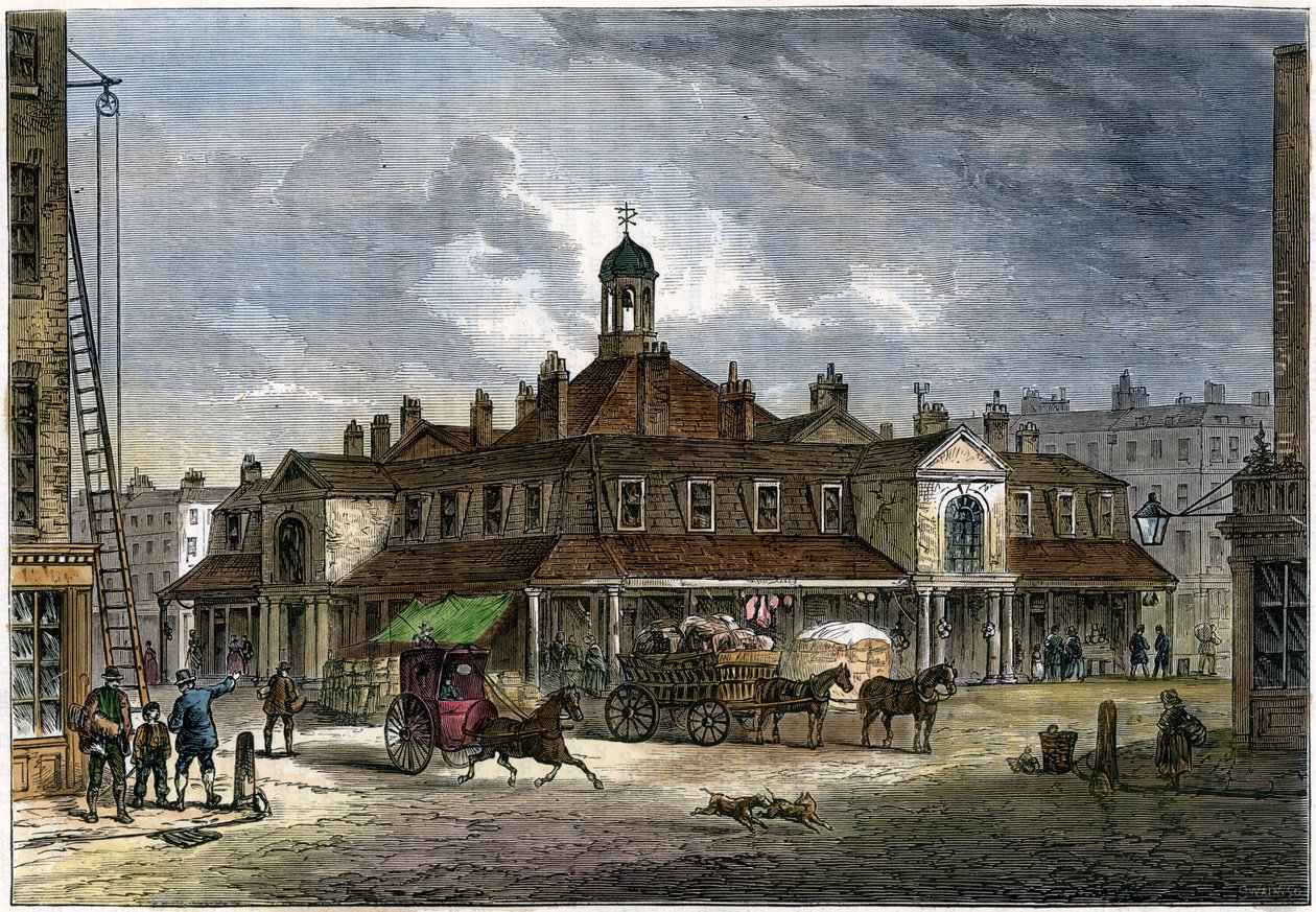 Oxford Market, 1800-tallet af Unbekannt