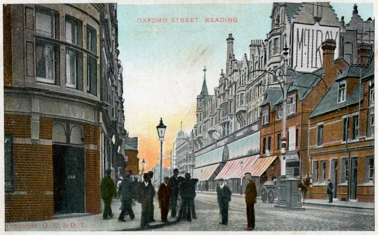 Oxford Street, Reading, Berkshire, c1900-c1910s af Unbekannt