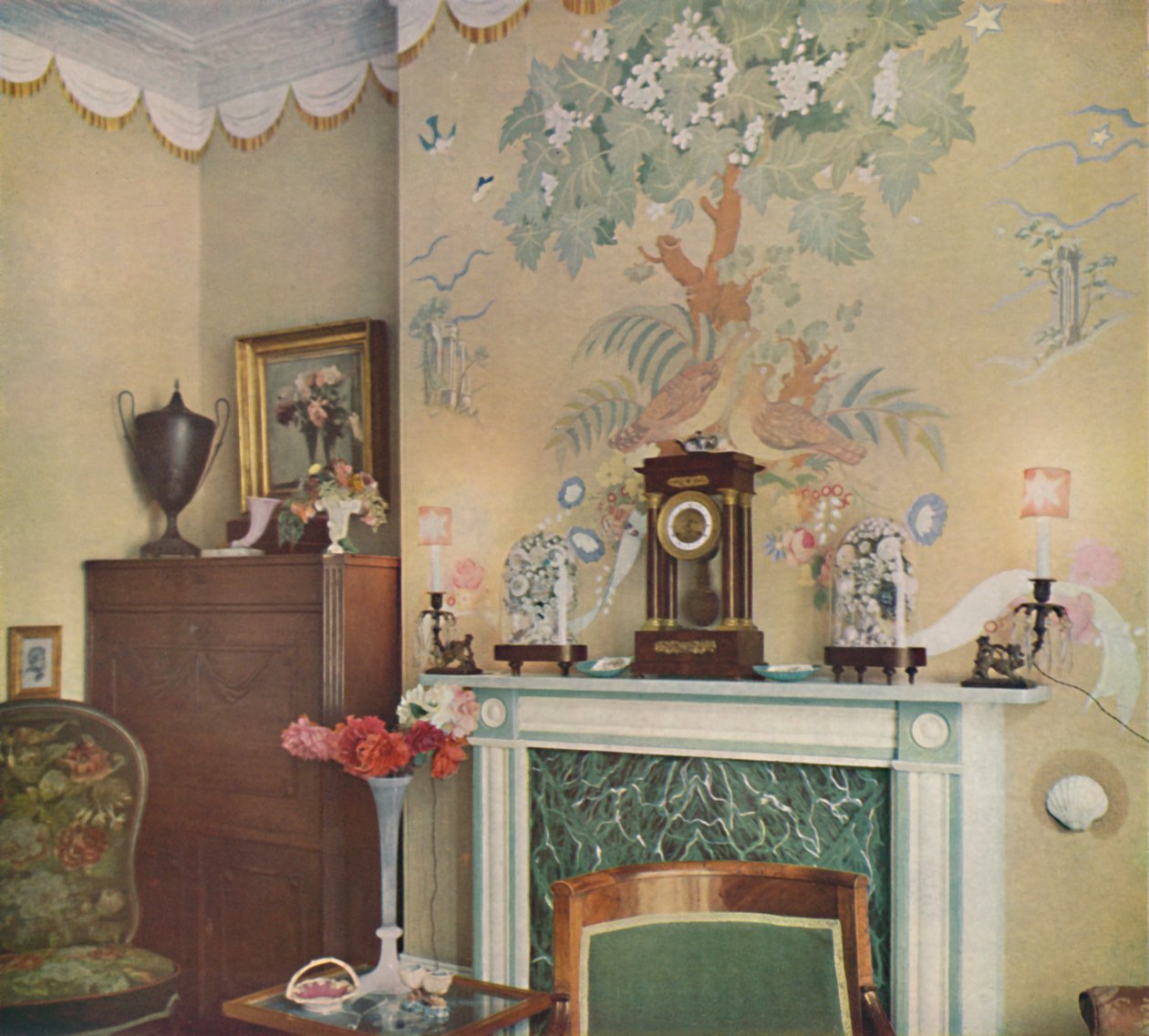 Malet skorstensbryst, 1933 af Unbekannt