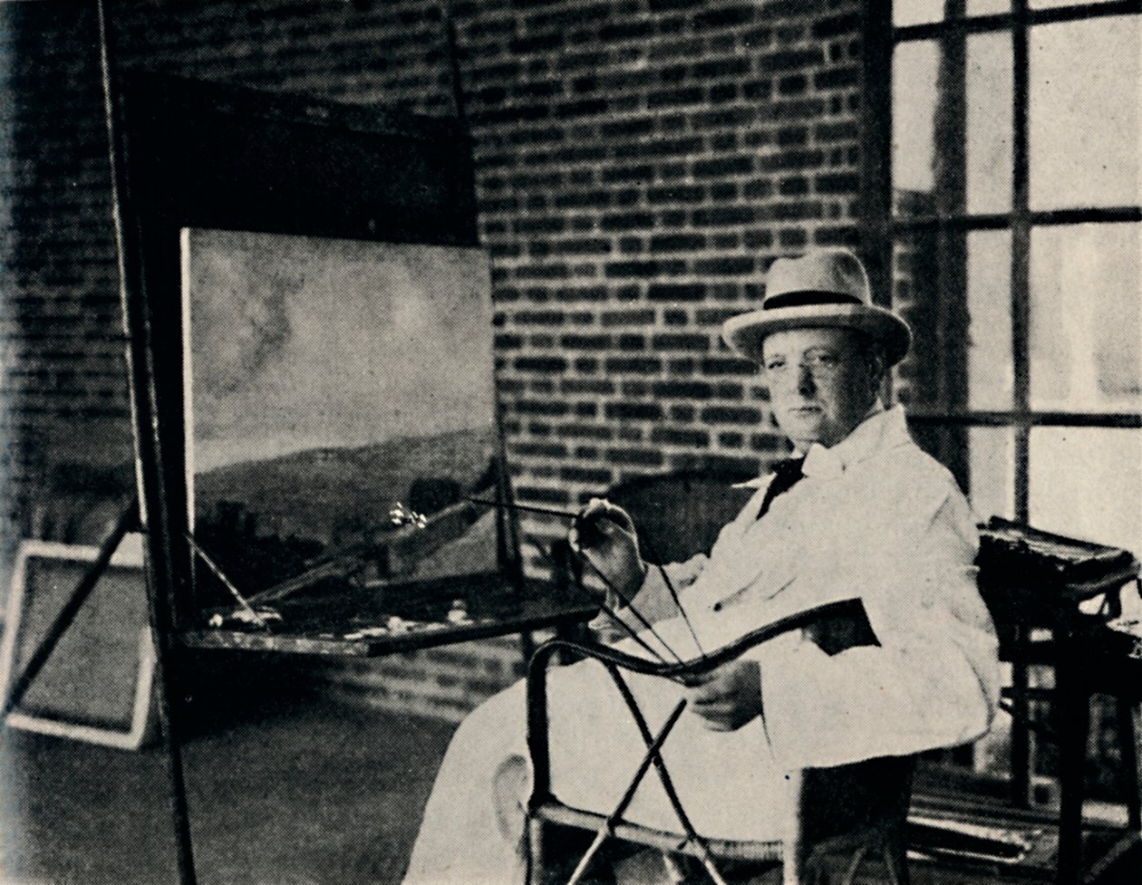 Maler i olier - Churchill som kunstner, c1920