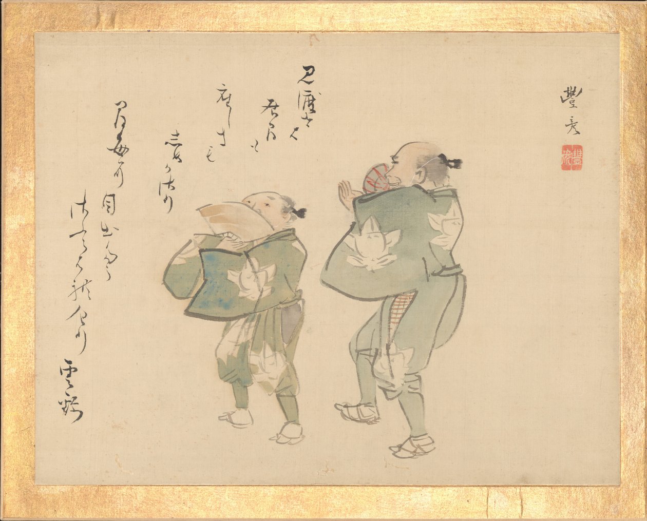 Malerialbum med sublimt talent Shinmyo gajo, ca. 1815. af Unbekannt