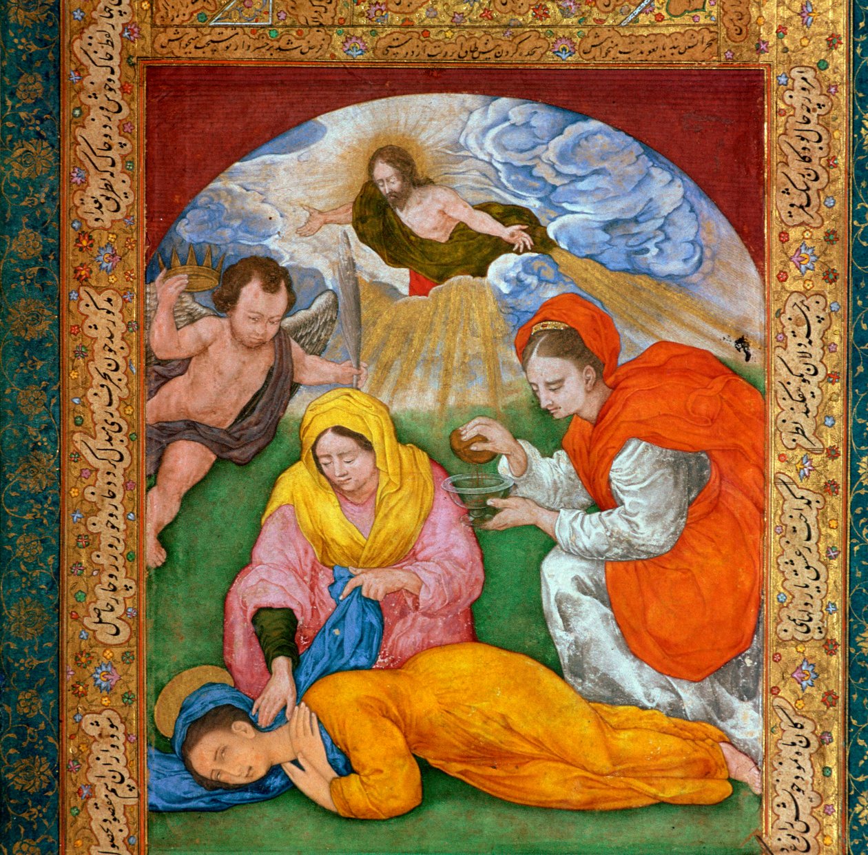 Maleri af Sankt Cecilias martyrium, 3. århundrede. af Unbekannt