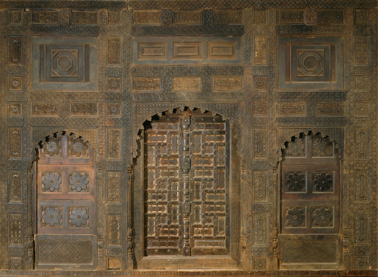 Palace Facade (Palace of Sayyed Akbar Shah, King of Swat 1835-57) af Unbekannt