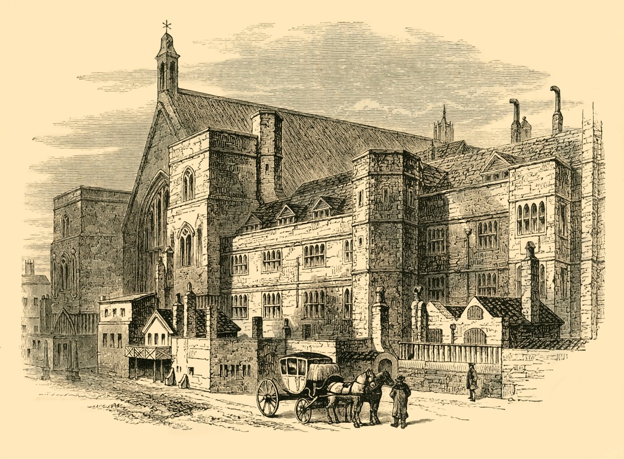 Palace Yard i det attende århundrede, 1881. af Unbekannt