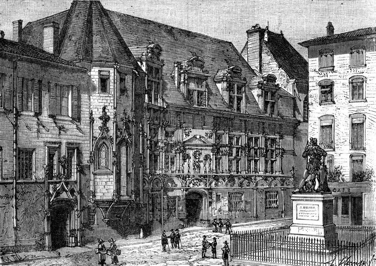 Justitspaladset i Grenoble, Frankrig, 1882-1884 af Unbekannt