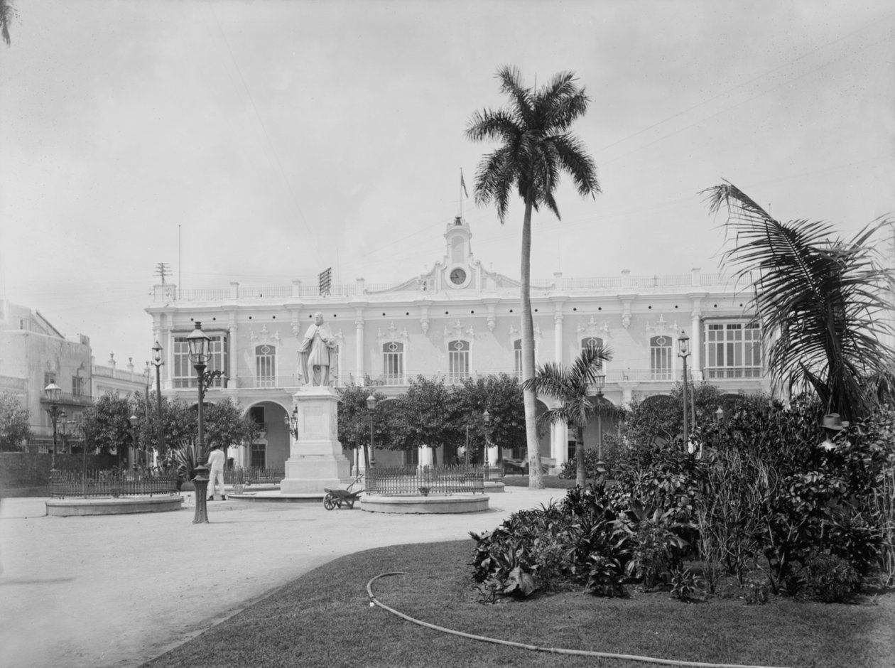 Guvernørens palads, Havana (s/h foto) af Unbekannt