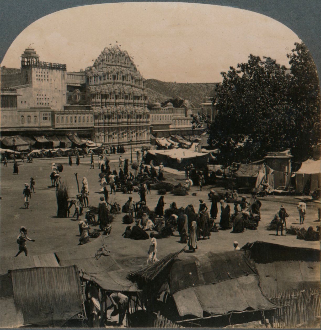 Vindenes palads fra Shiva-templet, Jeypore, Indien, 1902 af Unbekannt