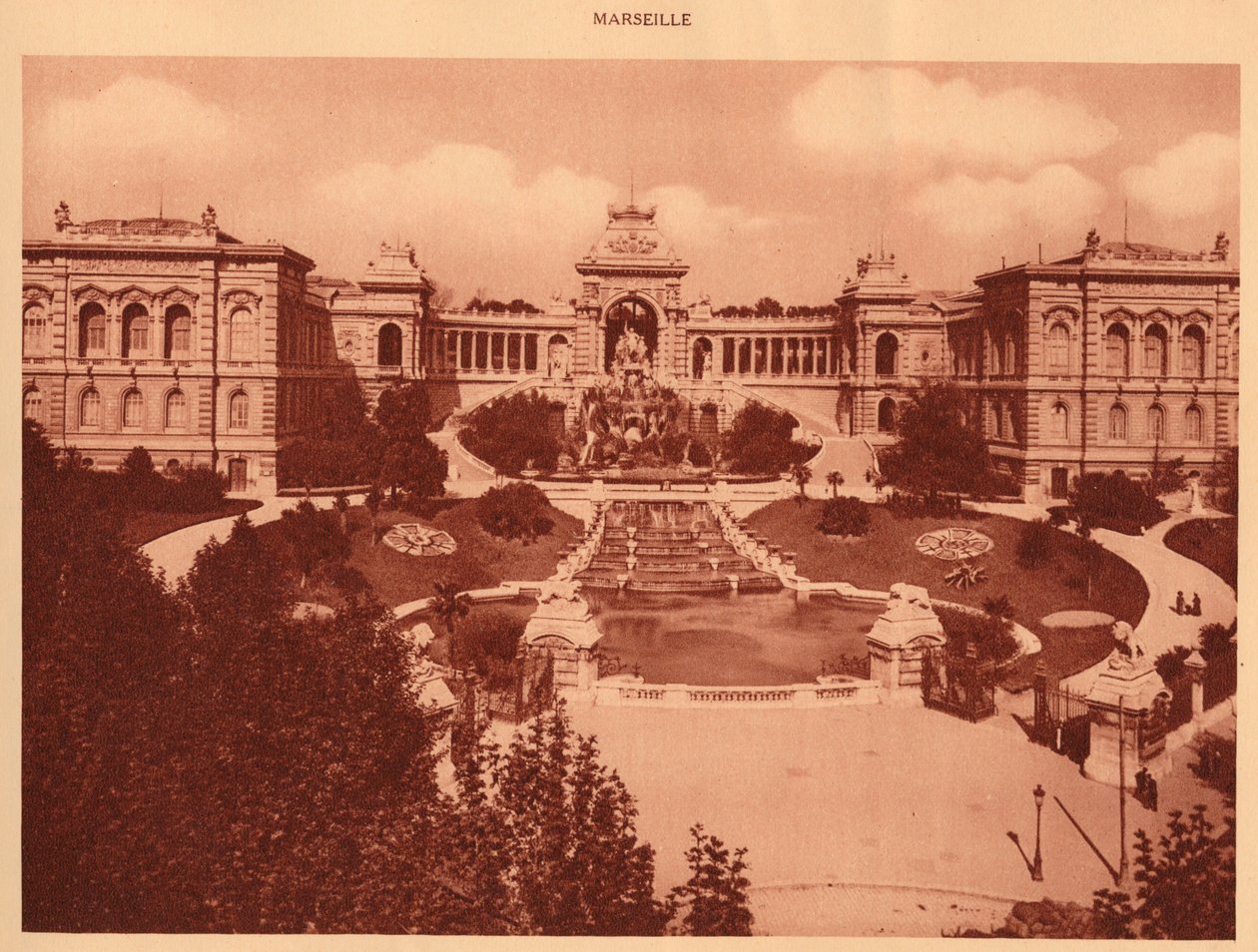 Palais Longchamp, Marseille, 1930. af Unbekannt