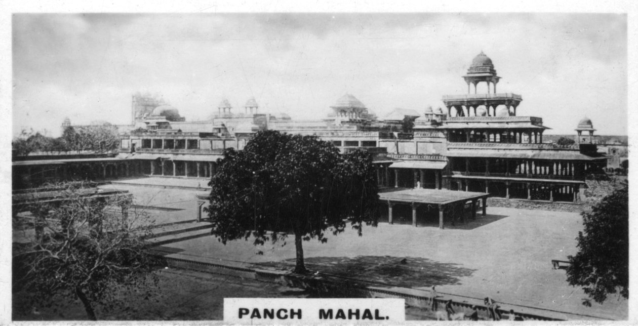 Panch Mahal, Fatehpur Sikri, Agra, Indien, 1925 af Unbekannt