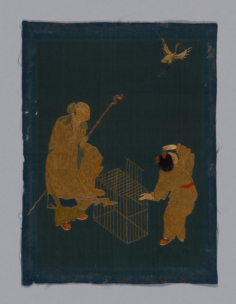 Panelmøbelstof, Kina, Kangxi-perioden, Qing-dynastiet 1644-1911, 180050. af Unbekannt