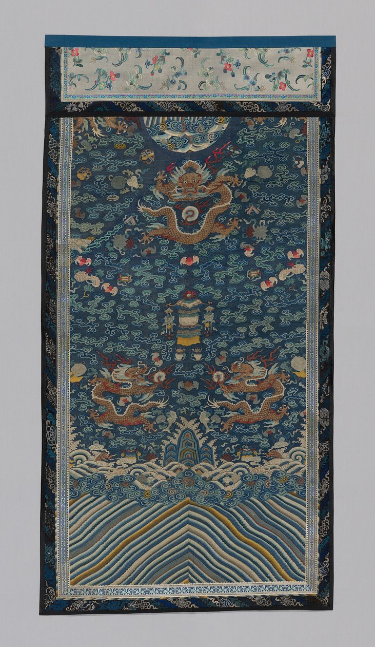 Panelmøbelstof, Kina, Qing-dynastiet 1644-1911, 18751900. af Unbekannt