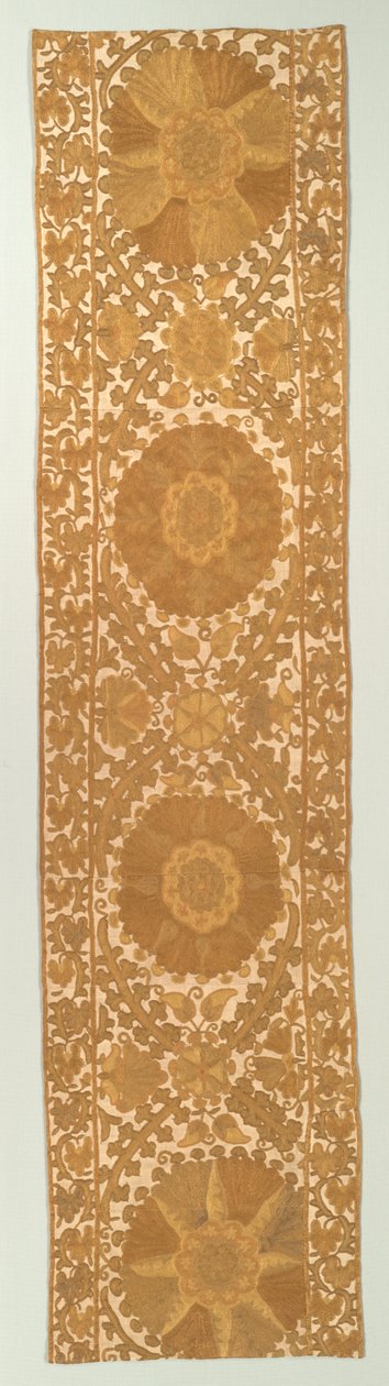 Panel, Sandsynligvis fra et Gardin, 1800-tallet. af Unbekannt
