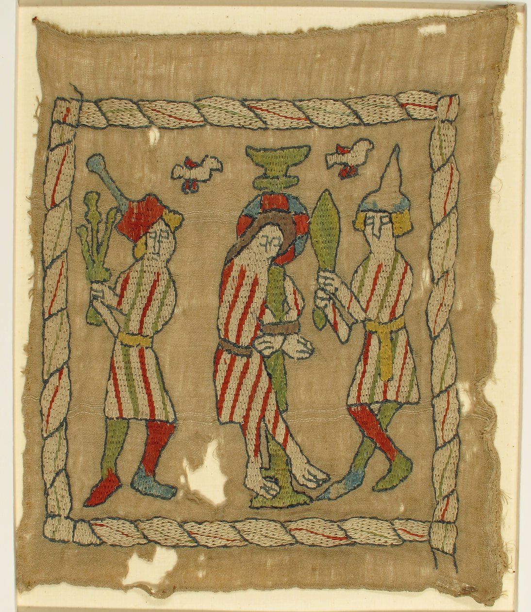 Panel, der forestiller flagellering, tysk, 1300-tallet. af Unbekannt