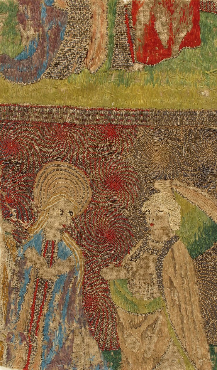 Panel med Jomfru og Gabriel Bebudelse, tysk, 1400-tallet. af Unbekannt