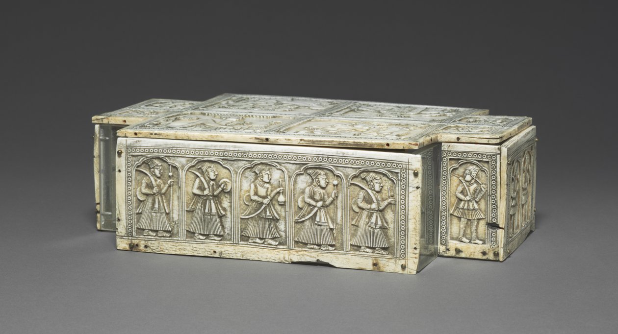 Paneler fra en kasse, ca. 1700. af Unbekannt