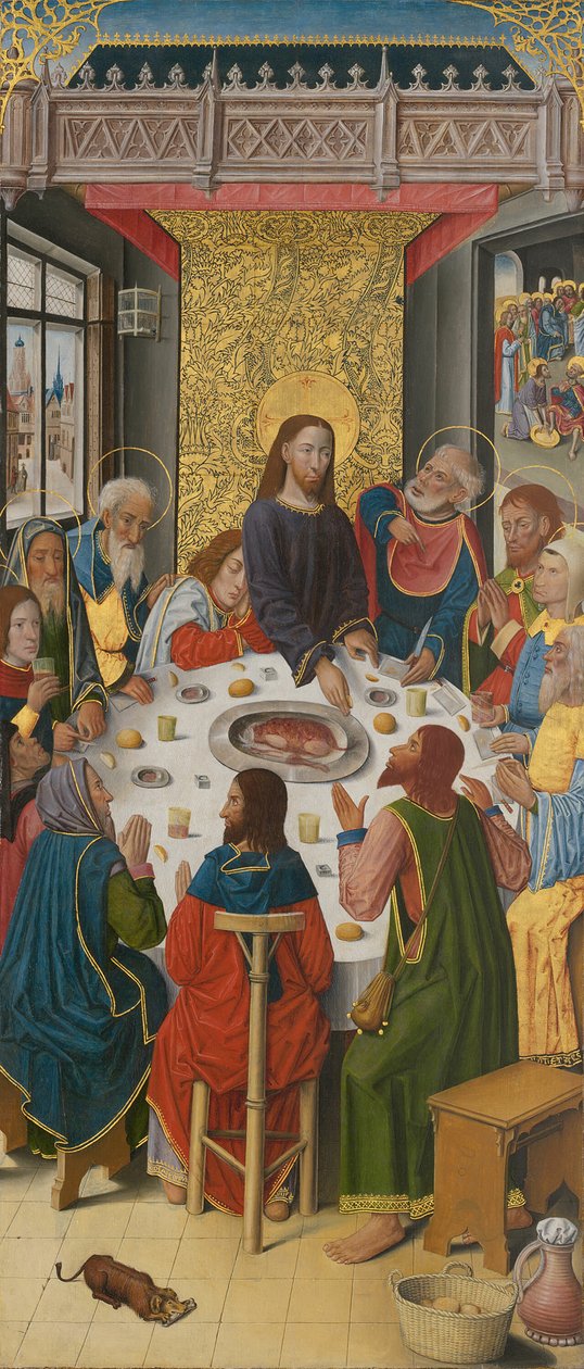 Paneler fra højalteret i Charterhouse of Saint-Honoré, Thuison-les-Abbeville: The Last... af Unbekannt