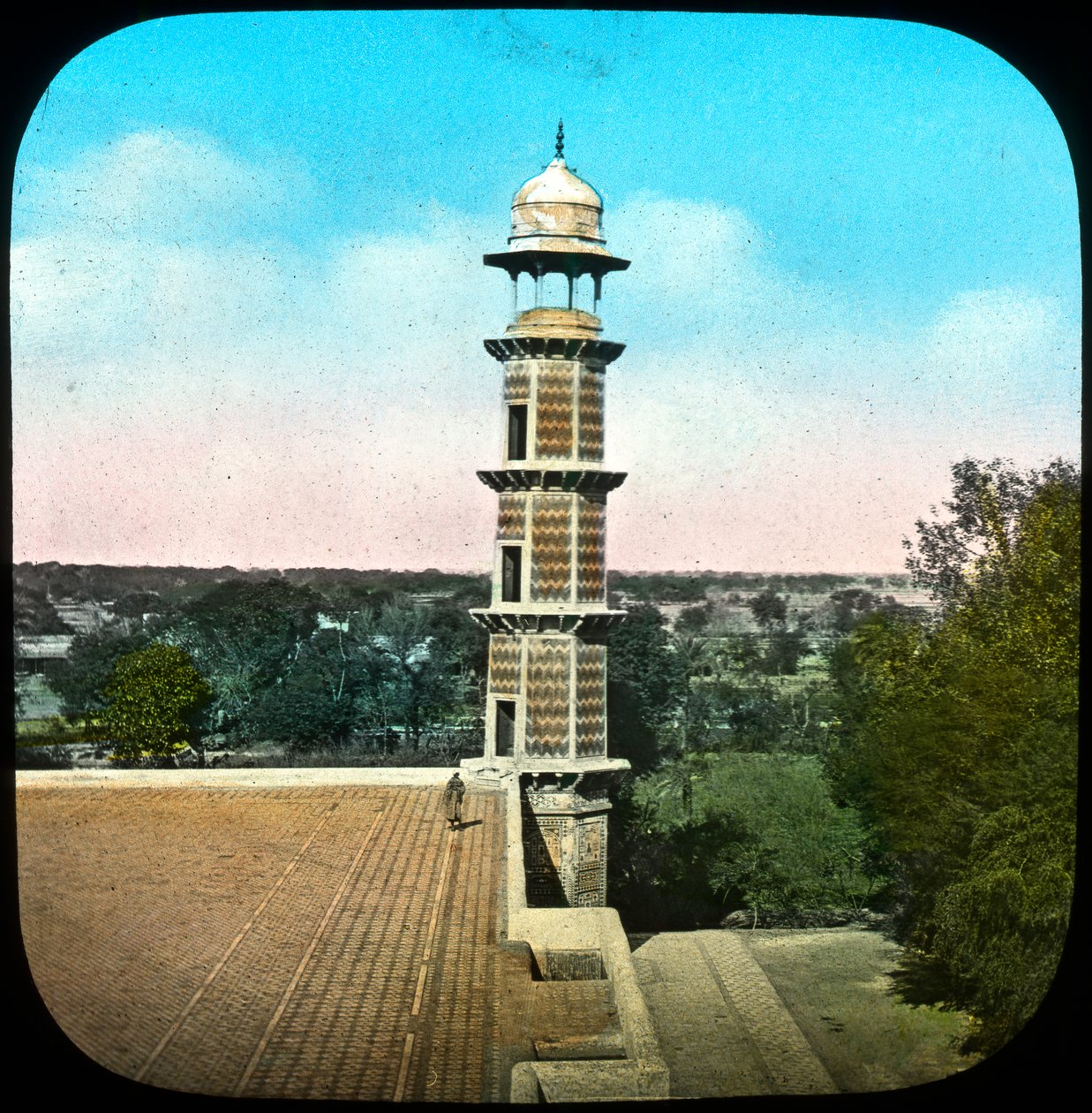 Panorama, Lahore, Punjab, Indien, slutningen af det 19. eller begyndelsen af det 20. århundrede af Unbekannt