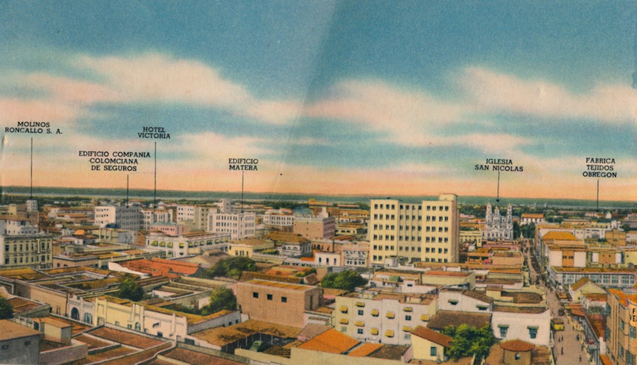 Panorama over Barranquilla Central Sector, c1940