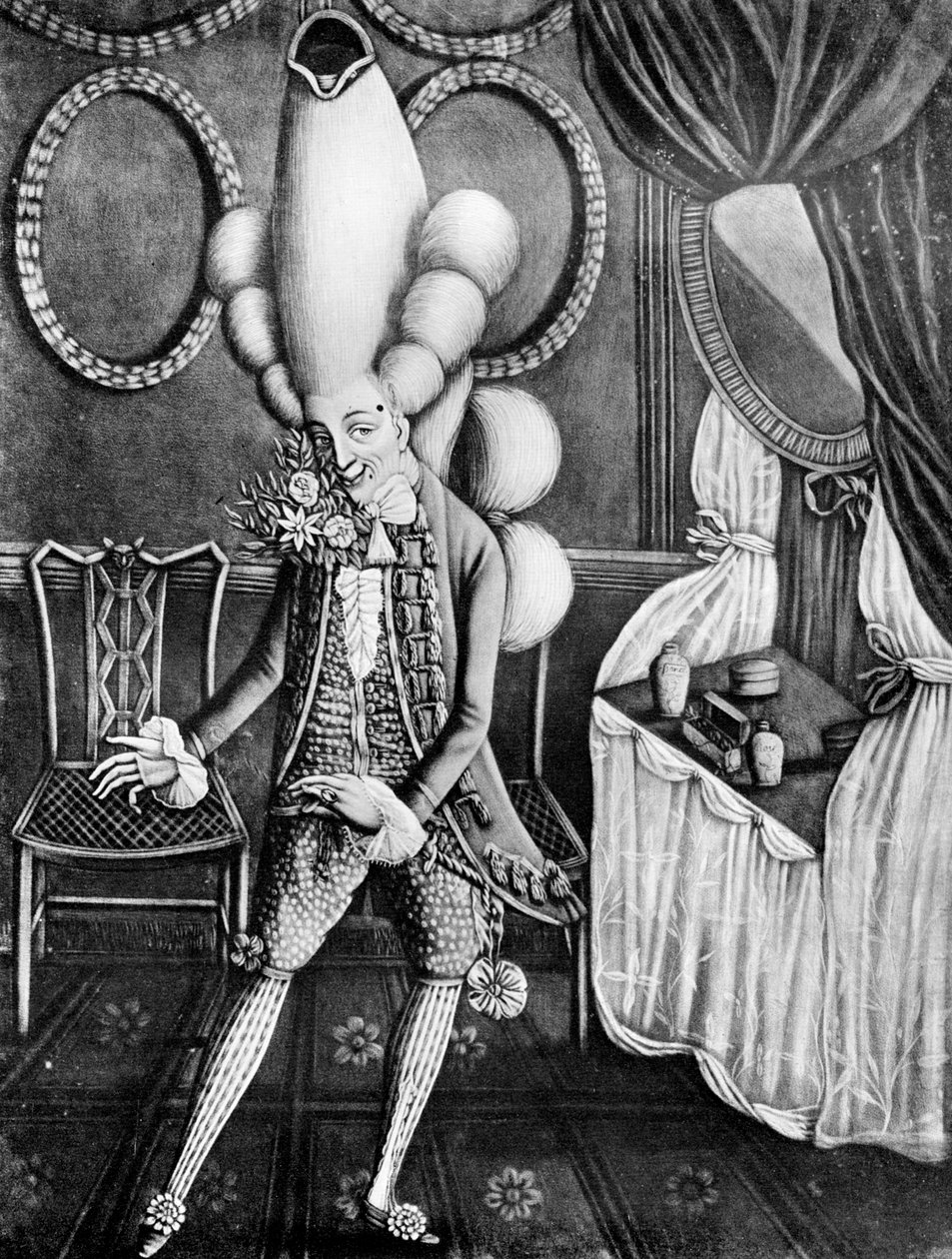 Pantheon Macaroni, 1782 af Unbekannt