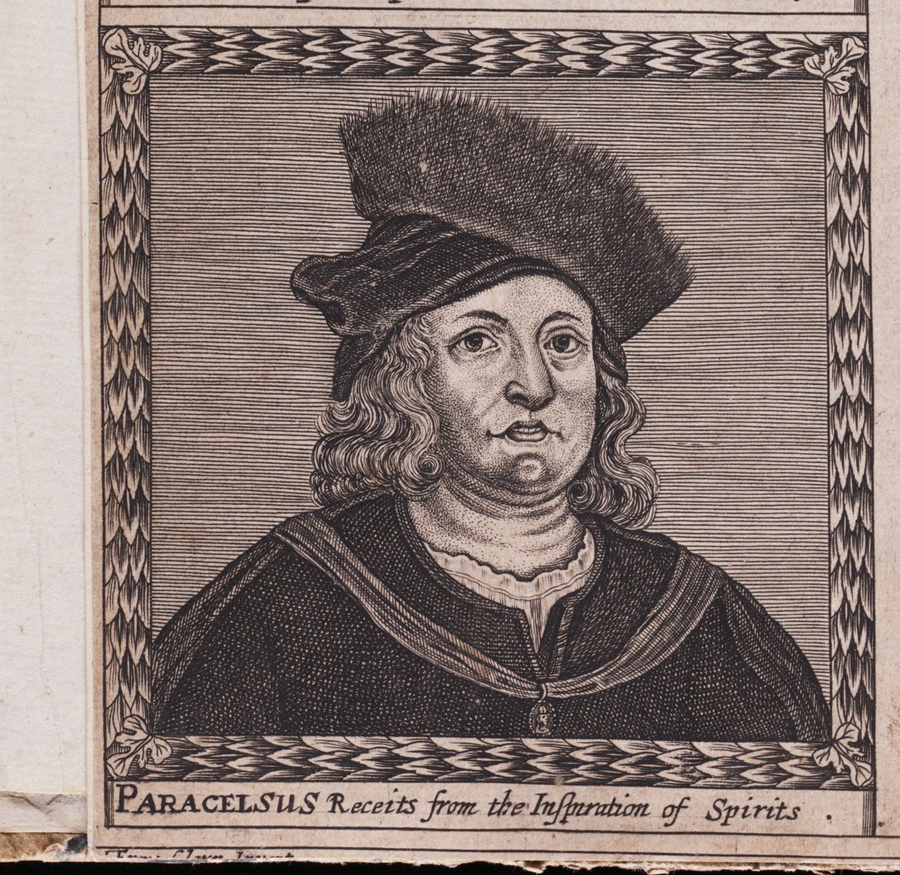 Paracelsus Fra: The Order of the Inspirati, 1659 af Unbekannt